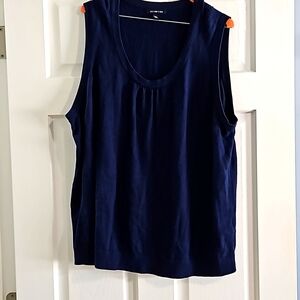 Land's End Navy Sweater Vest Size 3X